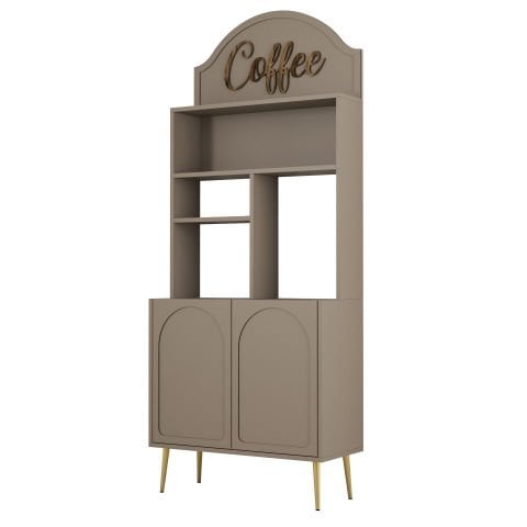 Variant Lyon Kahve Köşesi 80cm - Atlas / Altın