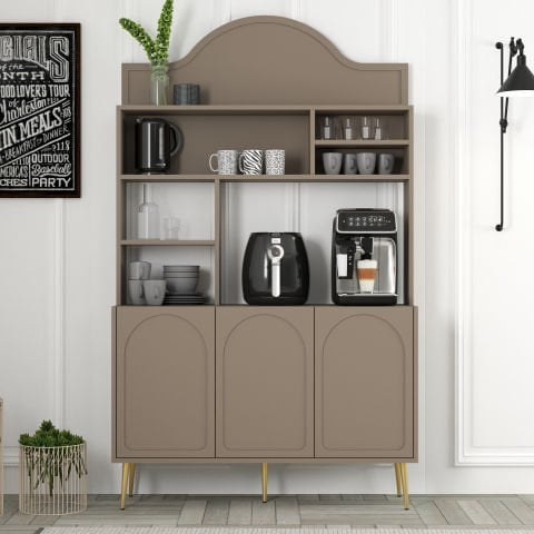 Variant Lyon Kahve Köşesi 120cm - Atlas / Altın