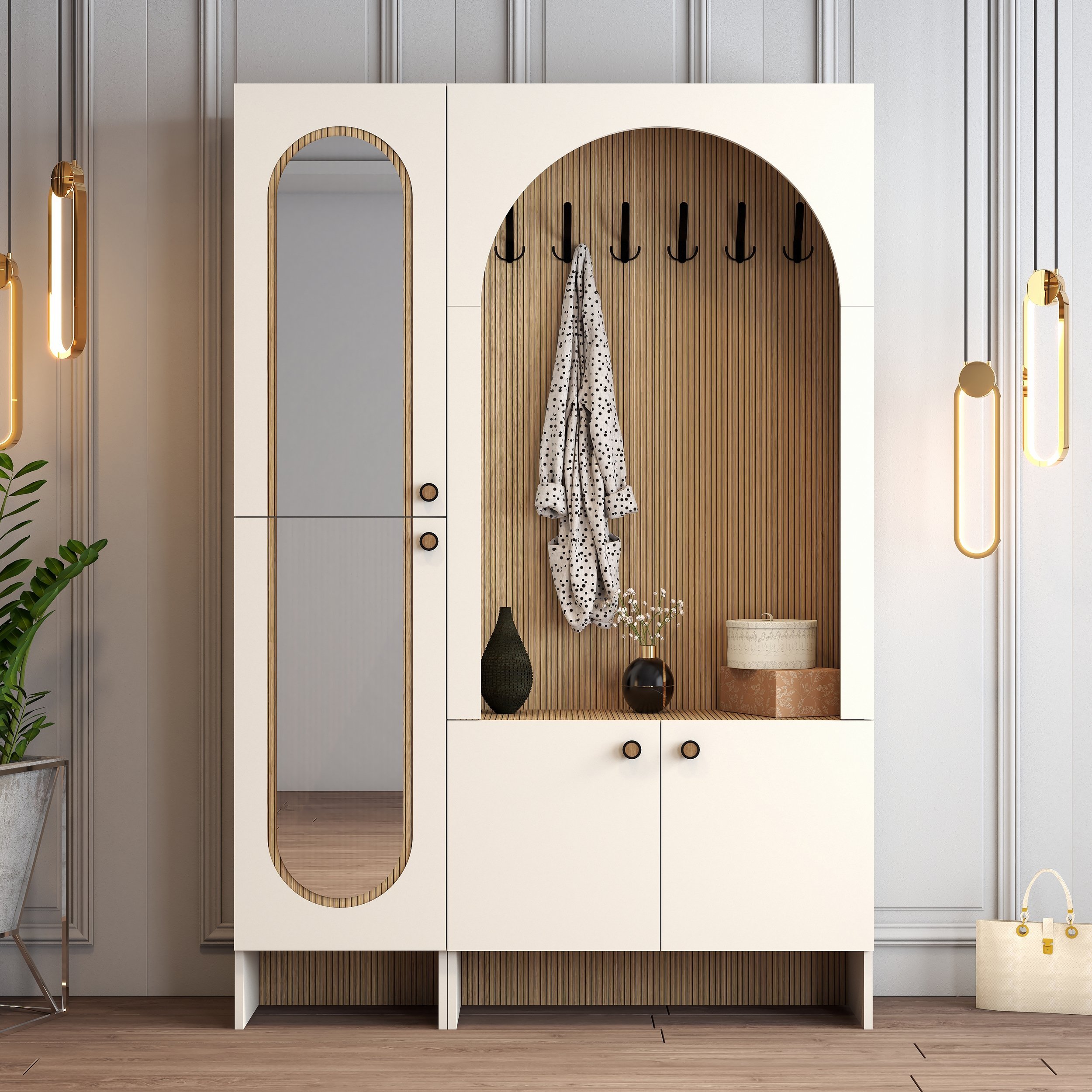 Variant Palermo Portmanto Km V109 - Krem / Yunus