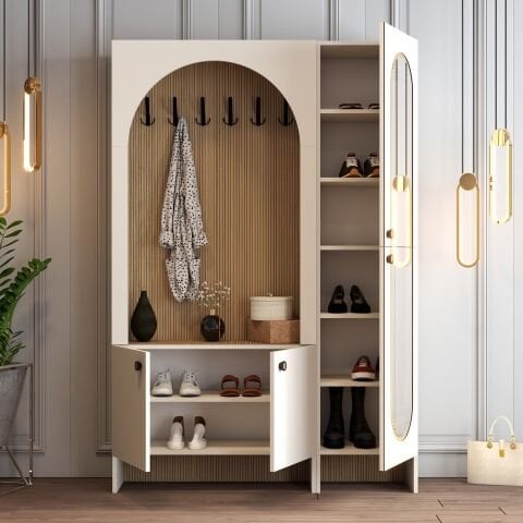 Variant Palermo Portmanto Km V109 - Krem / Yunus