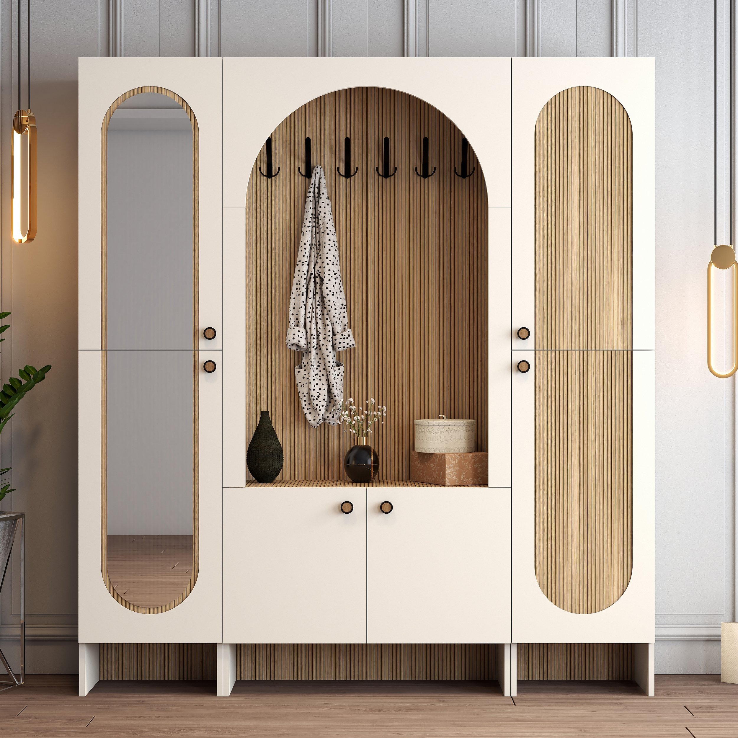 Variant Palermo Portmanto Klm V110 - Krem / Yunus