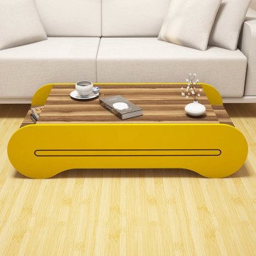 Variant Cool Orta Sehpa Ceviz - Sarı