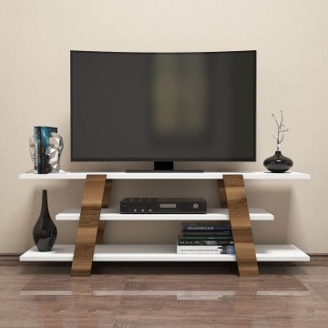 Variant Flower Tv Ünitesi Ceviz - Beyaz