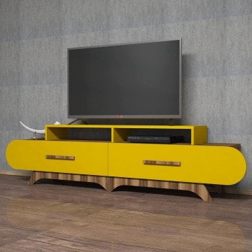 Variant Flora Tv Ünitesi Ceviz - Sarı