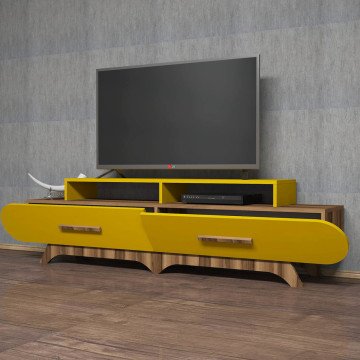 Variant Flora Tv Ünitesi Ceviz - Sarı