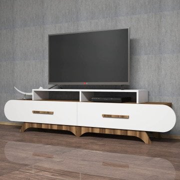 Variant Flora Tv Ünitesi Ceviz - Beyaz