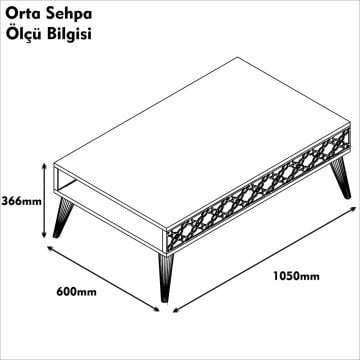Variant City Orta Sehpa Ceviz-Ceviz