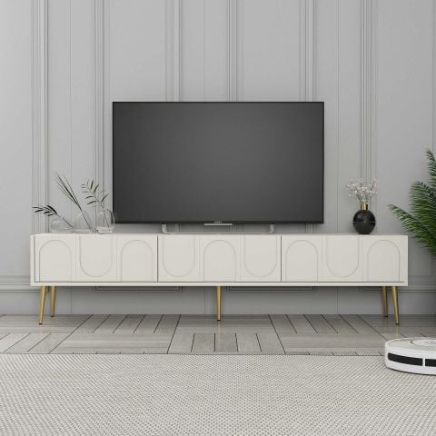 Variant Lyon Alt Tv Ünitesi - Krem / Altın