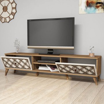 Class Tv Ünitesi - Ceviz / Krem (Metalikinci)