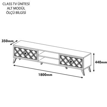 Class Tv Ünitesi - Ceviz