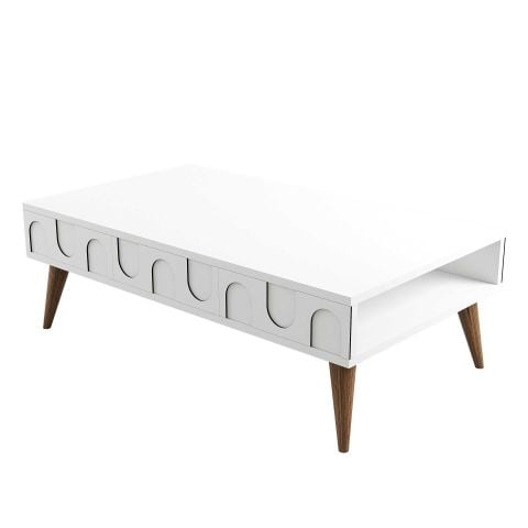 Variant Lyon Orta Sehpa - Beyaz / Ceviz
