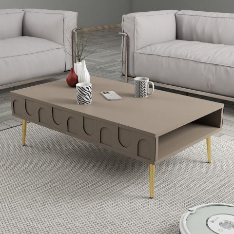 Variant Lyon 3 Lü Salon Takımı - Atlas / Altın