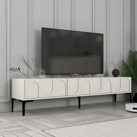 Variant Lyon 3 Lü Salon Takımı - Krem / Siyah