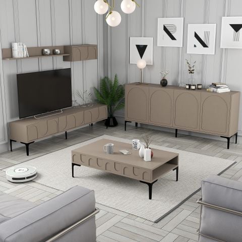 Variant Lyon 3 Lü Salon Takımı - Atlas / Siyah