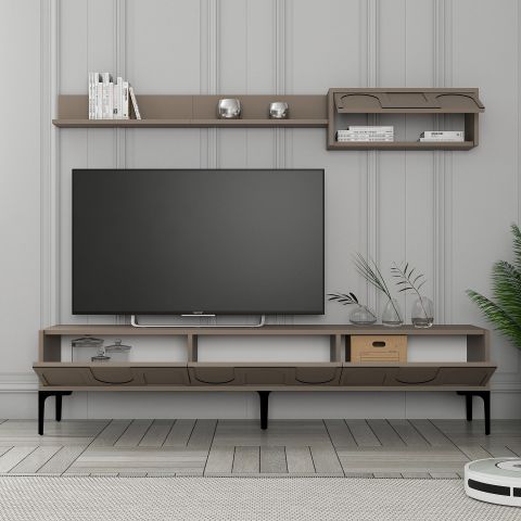 Variant Lyon Tv Ünitesi Ve Orta Sehpa Takımı - Atlas / Siyah