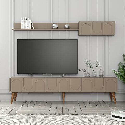 Variant Lyon Tv Ünitesi Ve Orta Sehpa Takımı - Atlas / Ceviz