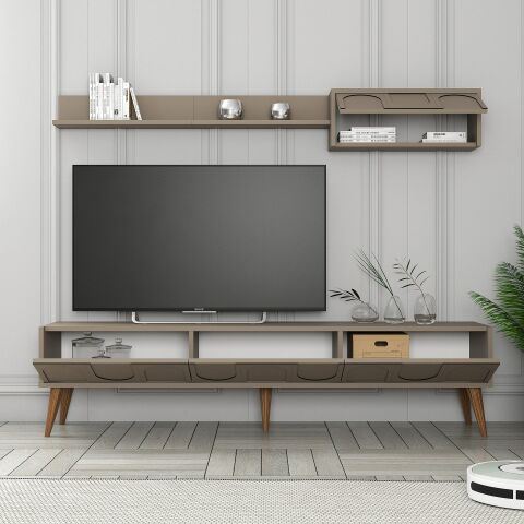Variant Lyon Tv Ünitesi Ve Orta Sehpa Takımı - Atlas / Ceviz