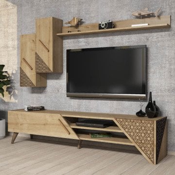 Beril Tv Ünitesi - Meşe
