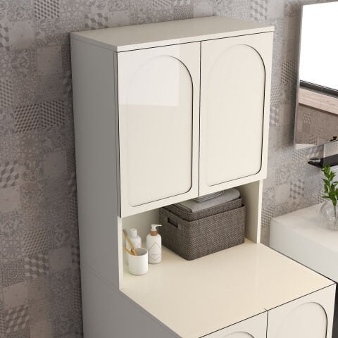 Variant Lyon Çamaşır Makinesi Dolabı V101 - Krem