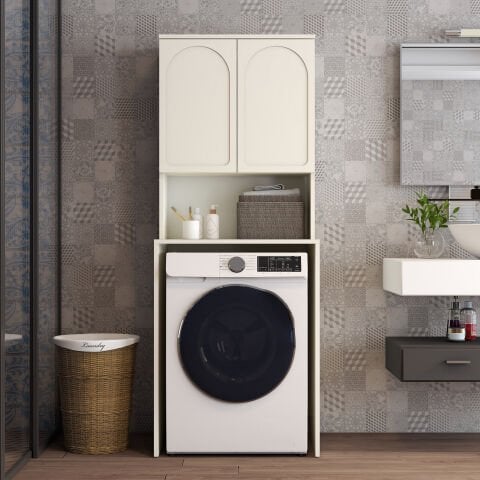 Variant Lyon Çamaşır Makinesi Dolabı V102 - Krem