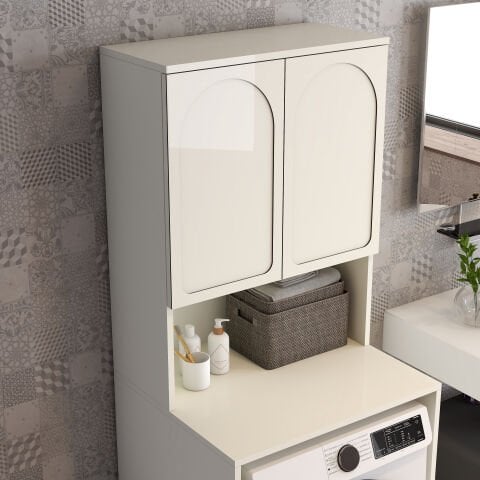 Variant Lyon Çamaşır Makinesi Dolabı V102 - Krem