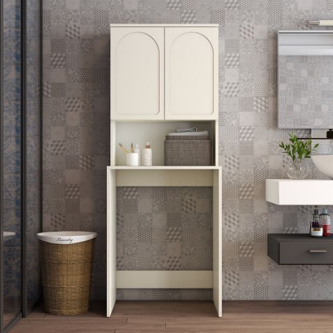 Variant Lyon Çamaşır Makinesi Dolabı V102 - Krem