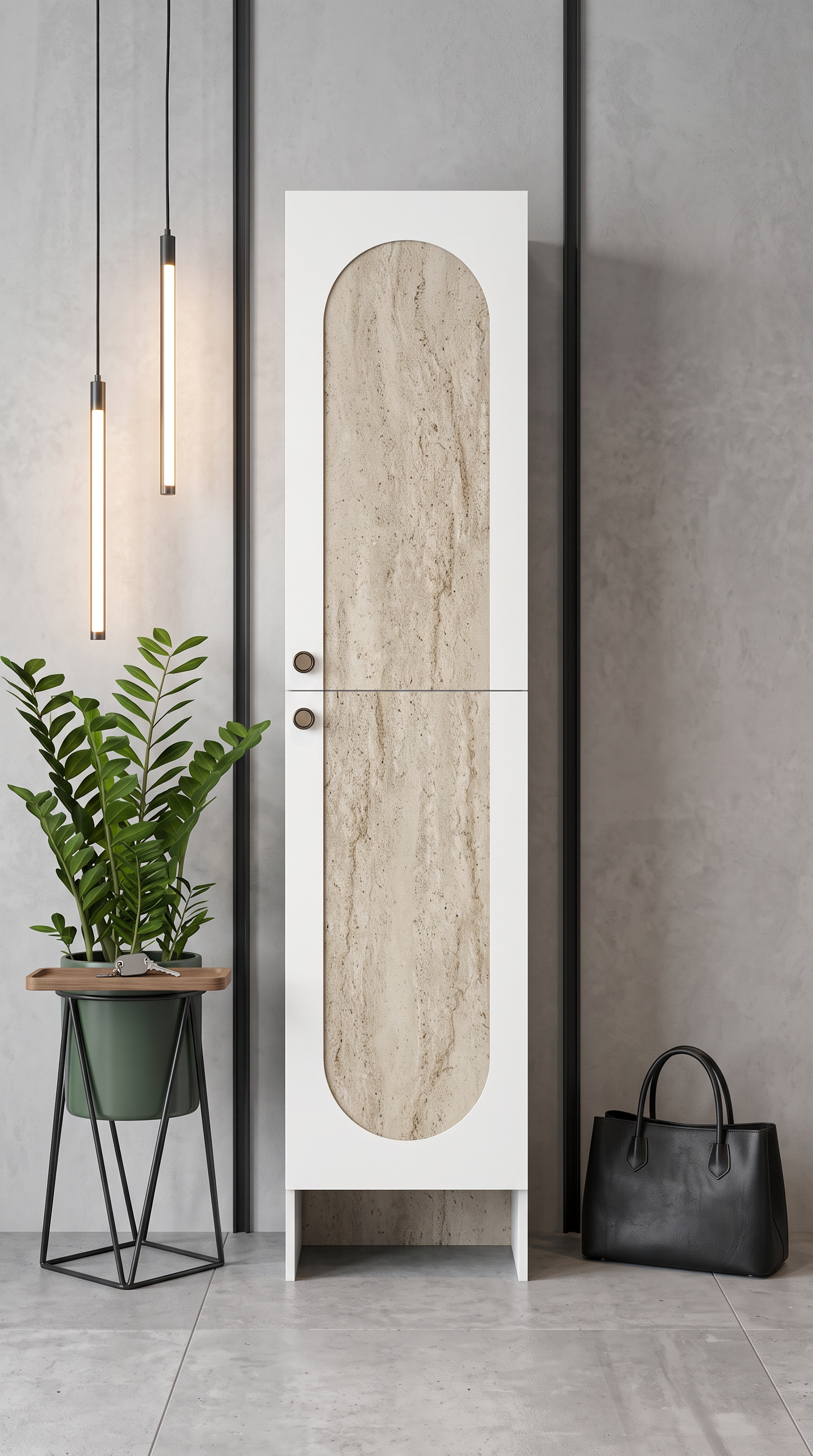 Variant Palermo Portmanto L V106 - Krem / Traverten