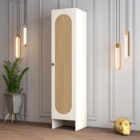 Münih 1 Kapılı (4) Gardırop - Krem / Yunus