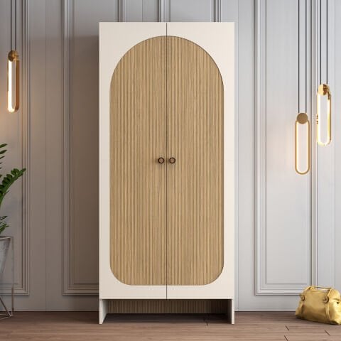 Münih 2 Kapılı (1) - Gardırop - Krem / Yunus