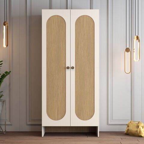 Münih 2 Kapılı (2) - Gardırop - Krem / Yunus