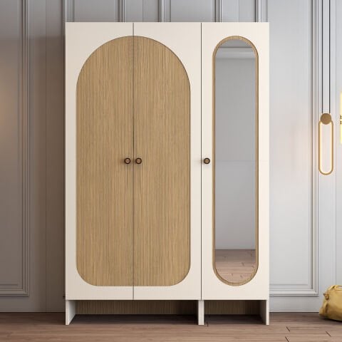 Münih 3 Kapılı (13) - Gardırop - Krem / Yunus