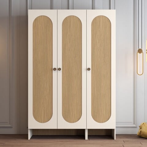 Münih 3 Kapılı (24) - Gardırop - Krem / Yunus