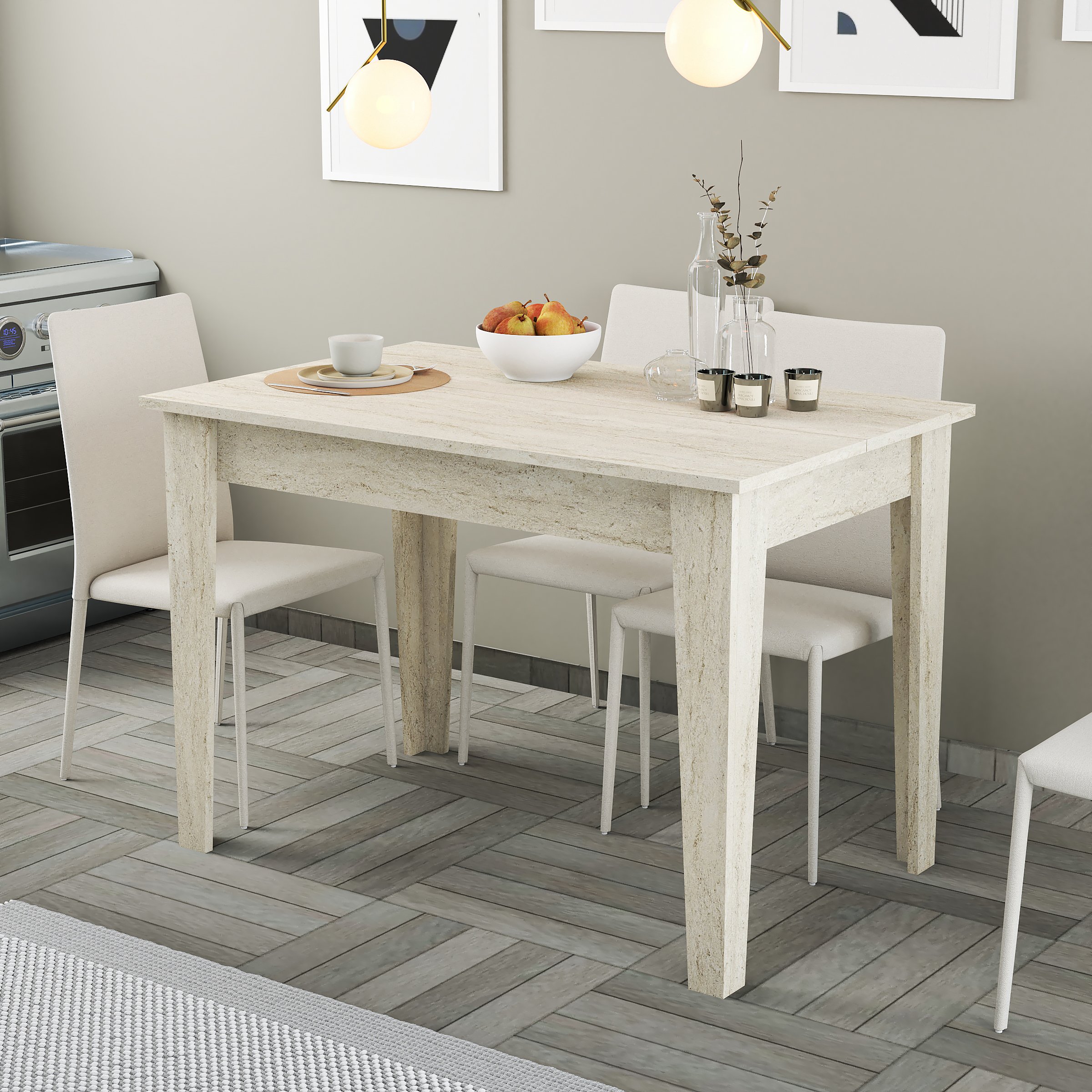 Kiev Mutfak Masası - Traverten