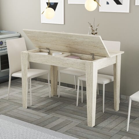 Kiev Mutfak Masası - Traverten