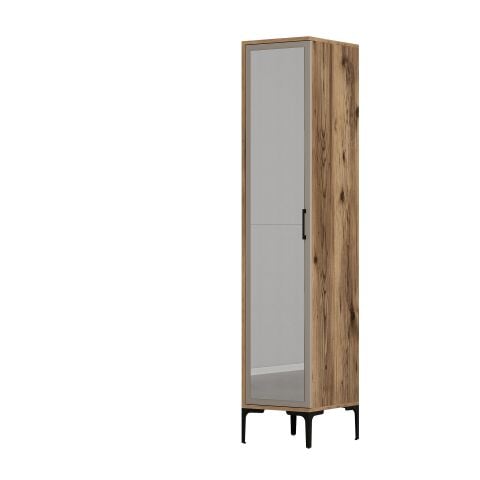 Kumsal 1 Kapılı (R) Gardırop - Ceviz / Atlas