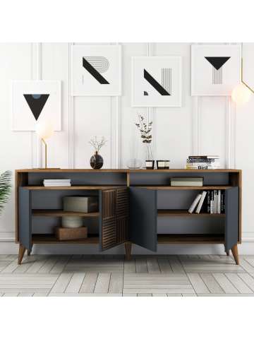 Variant Milan Konsol - Ceviz / Antrasit