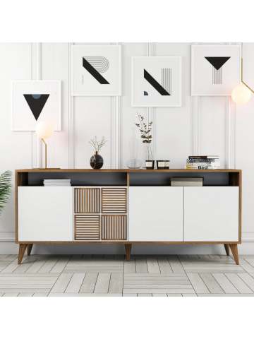 Variant Milan Konsol - Ceviz / Beyaz