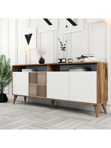 Variant Milan Konsol - Ceviz / Beyaz