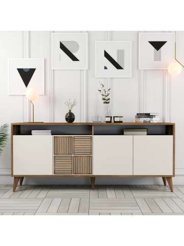 Variant Milan Konsol - Ceviz / Krem