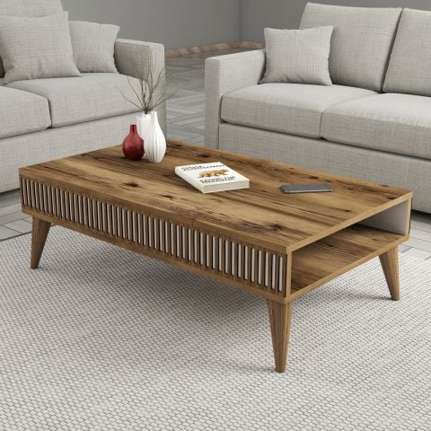 Milan 3'lü Salon Takımı - Ceviz / Ceviz