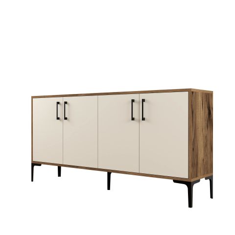 Kiev 160 cm Konsol - Ceviz / Krem