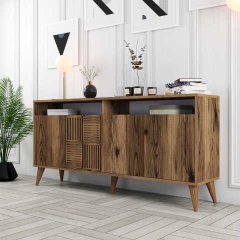 Milan 160 cm Konsol - Ceviz / Ceviz